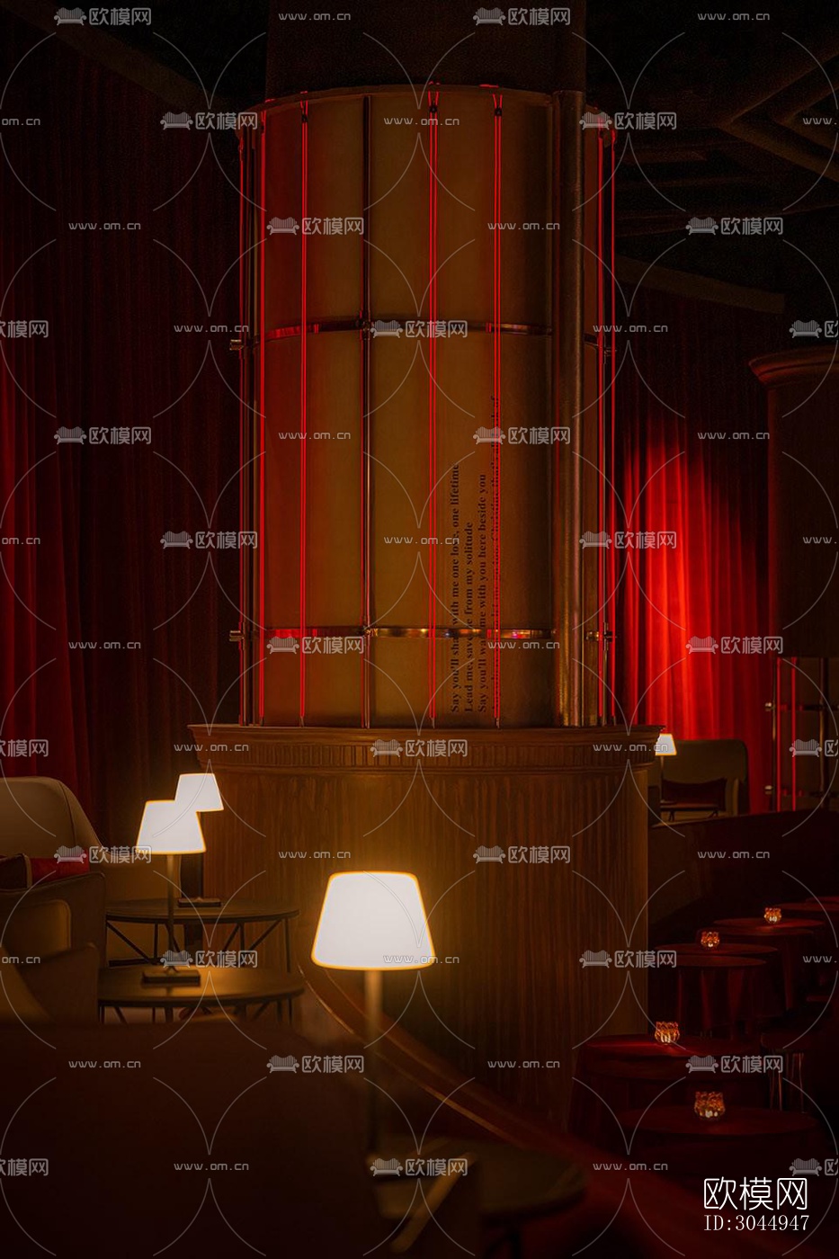 现代酒吧效果图下载（渲染图5）