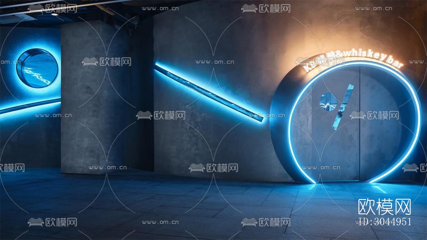 现代酒吧效果图下载（渲染图18）
