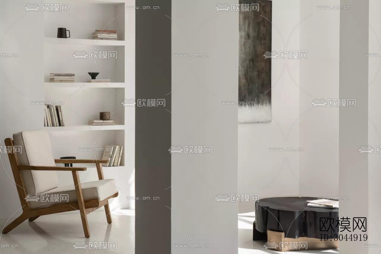 侘寂酒店民宿效果图下载（渲染图1）