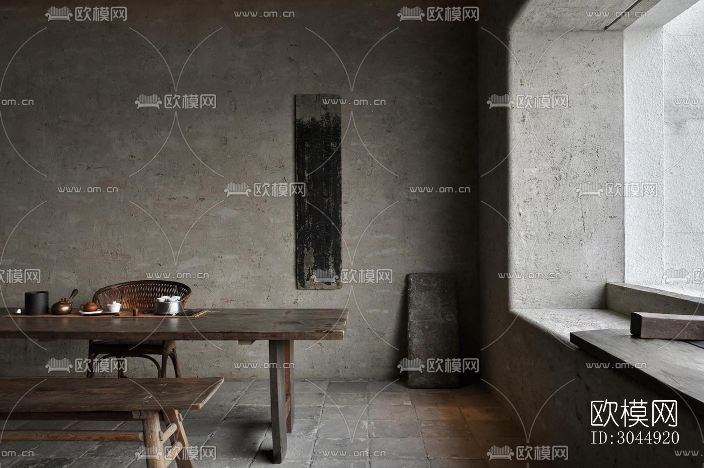 侘寂酒店民宿效果图下载（渲染图15）