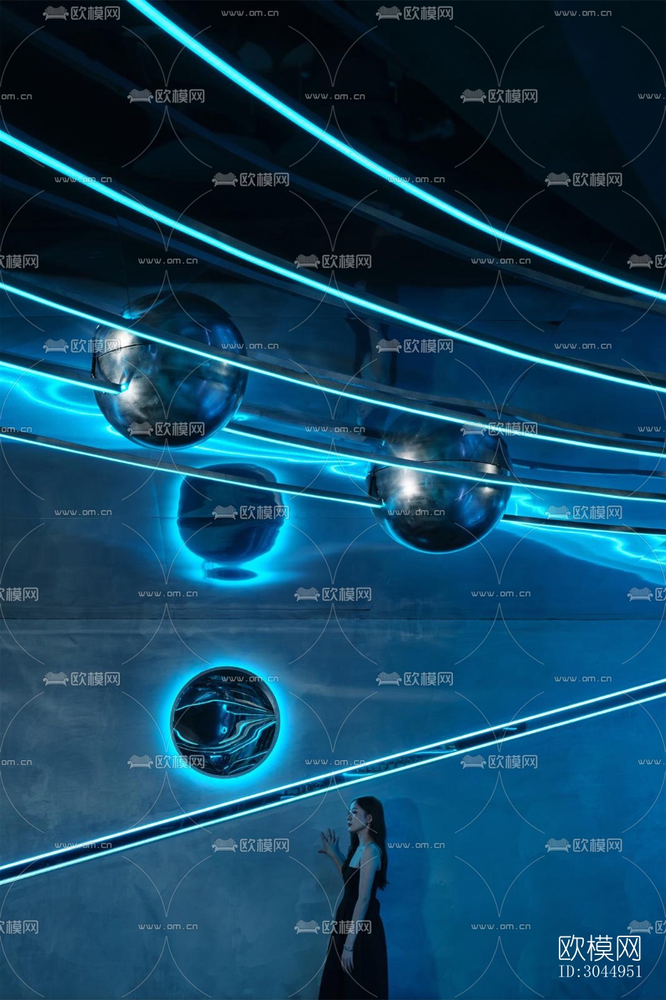 现代酒吧效果图下载（渲染图6）