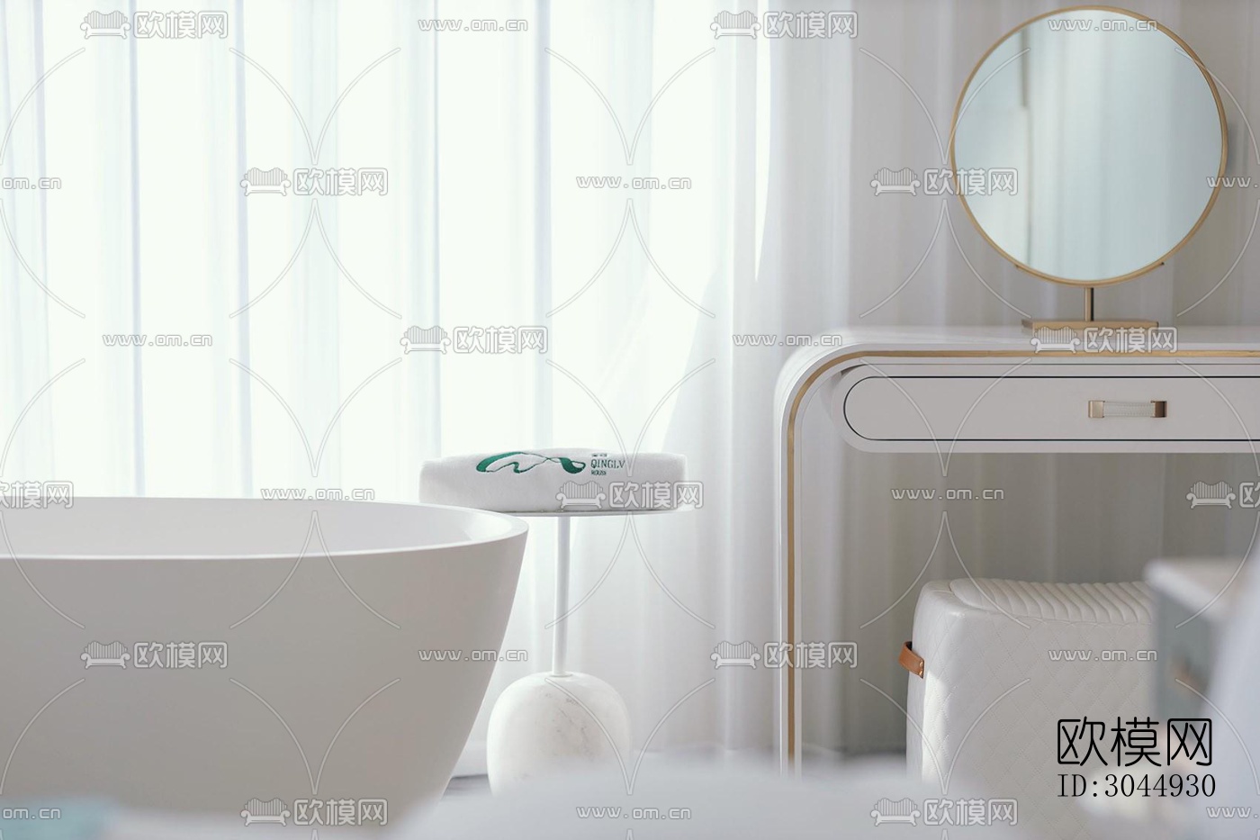 现代酒店民宿效果图下载（渲染图1）