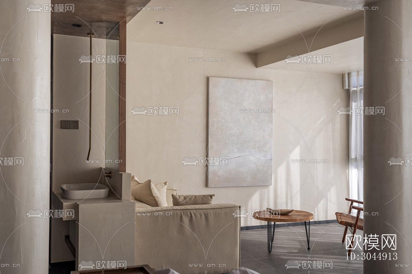 侘寂酒店民宿效果图下载（渲染图8）