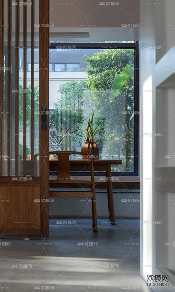 新中式茶館效果圖下載(渲染圖1)