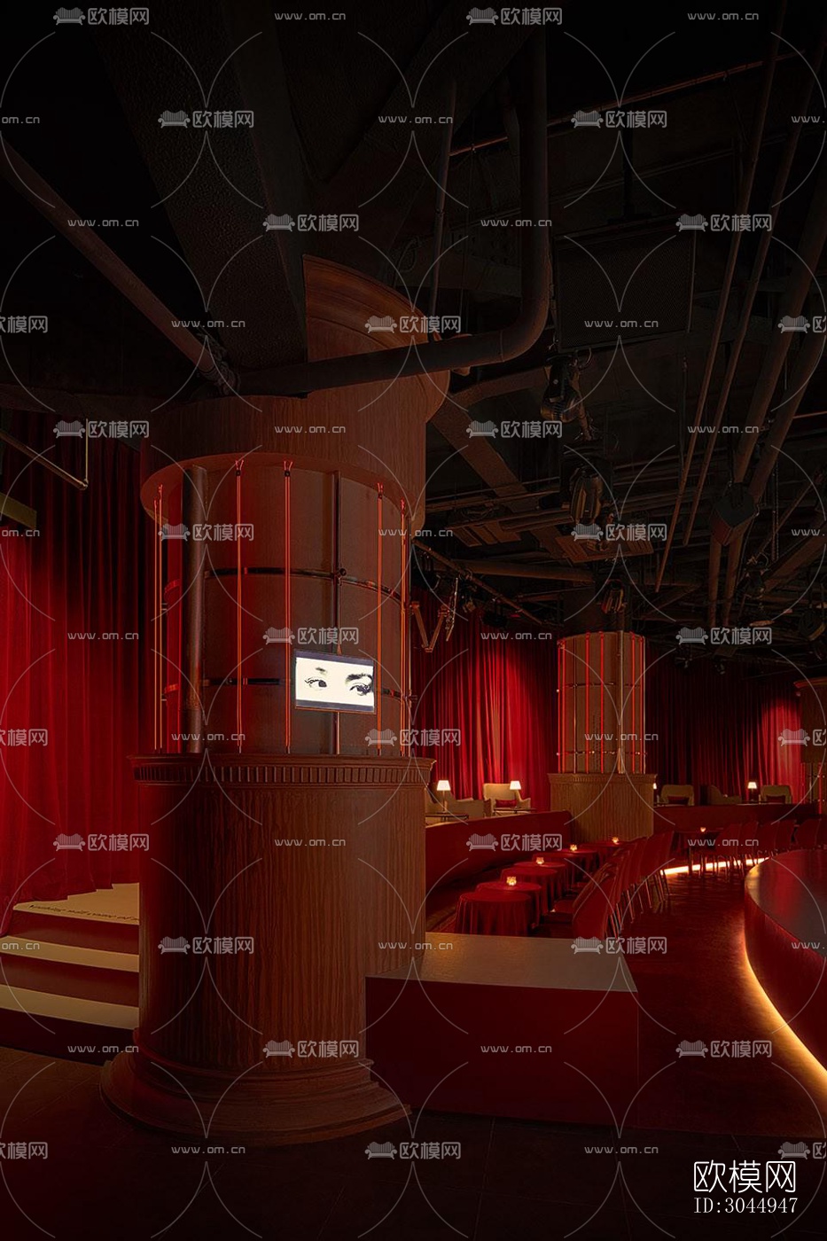 现代酒吧效果图下载（渲染图9）