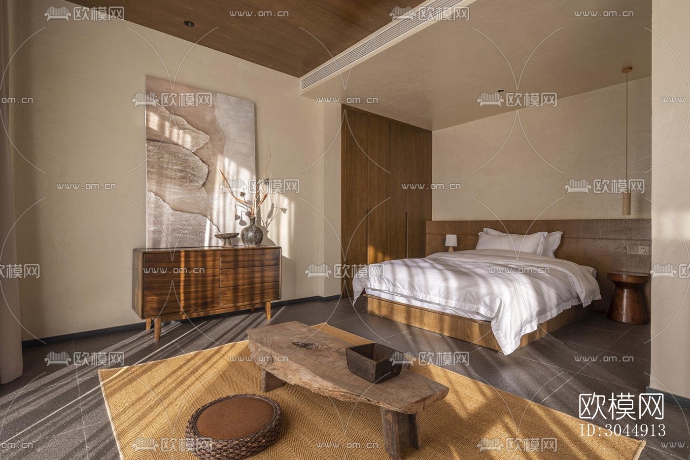 侘寂酒店民宿效果图下载（渲染图11）