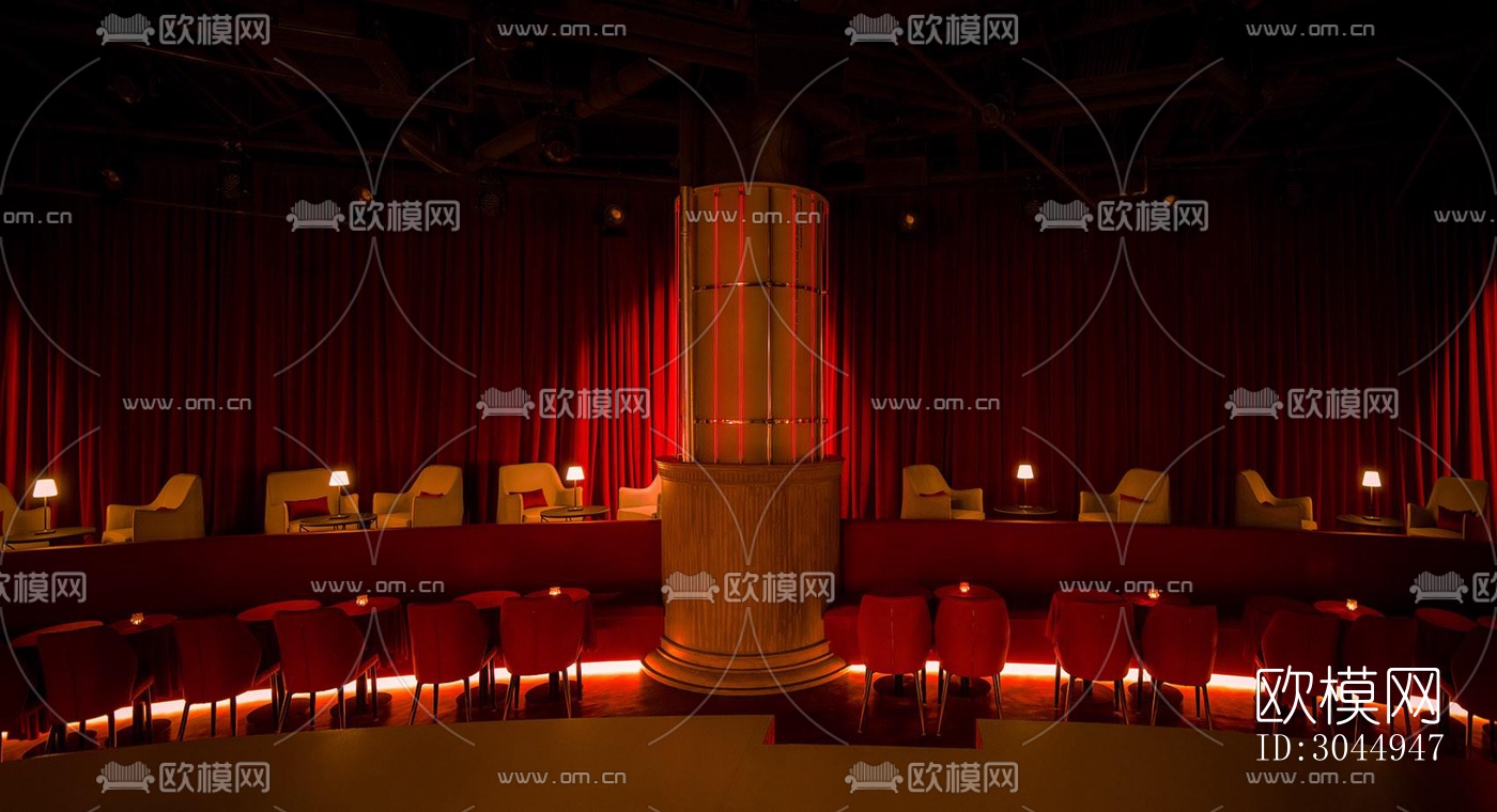 现代酒吧效果图下载（渲染图6）