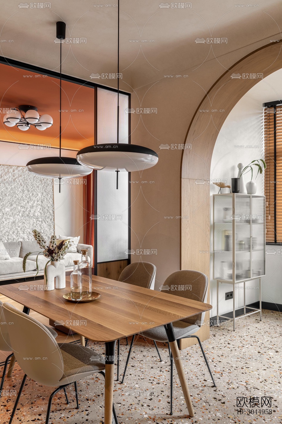 北欧公寓效果图下载（渲染图14）