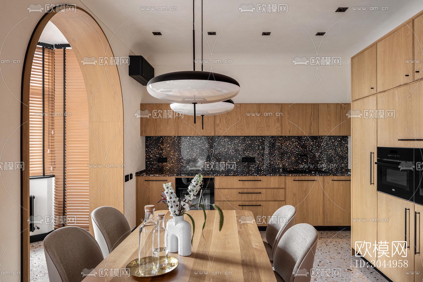 北欧公寓效果图下载（渲染图4）