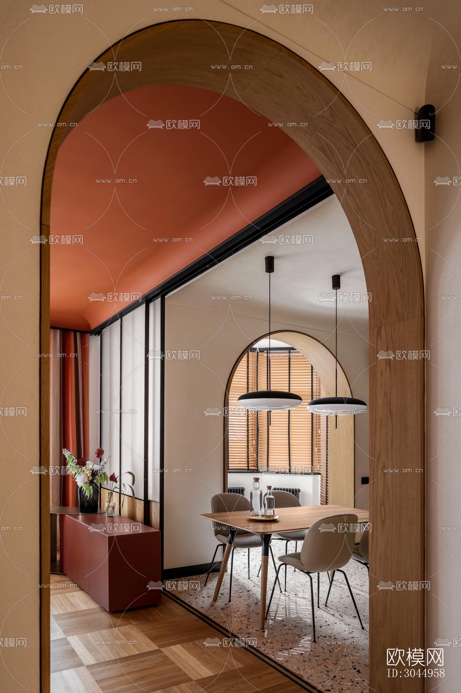 北欧公寓效果图下载（渲染图9）