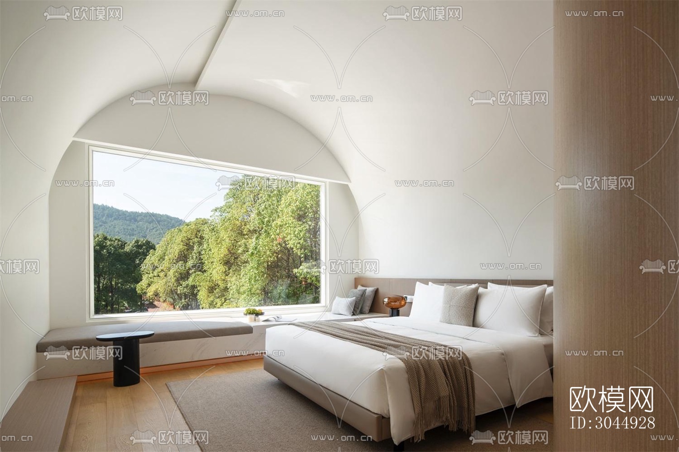 现代酒店民宿效果图下载（渲染图15）