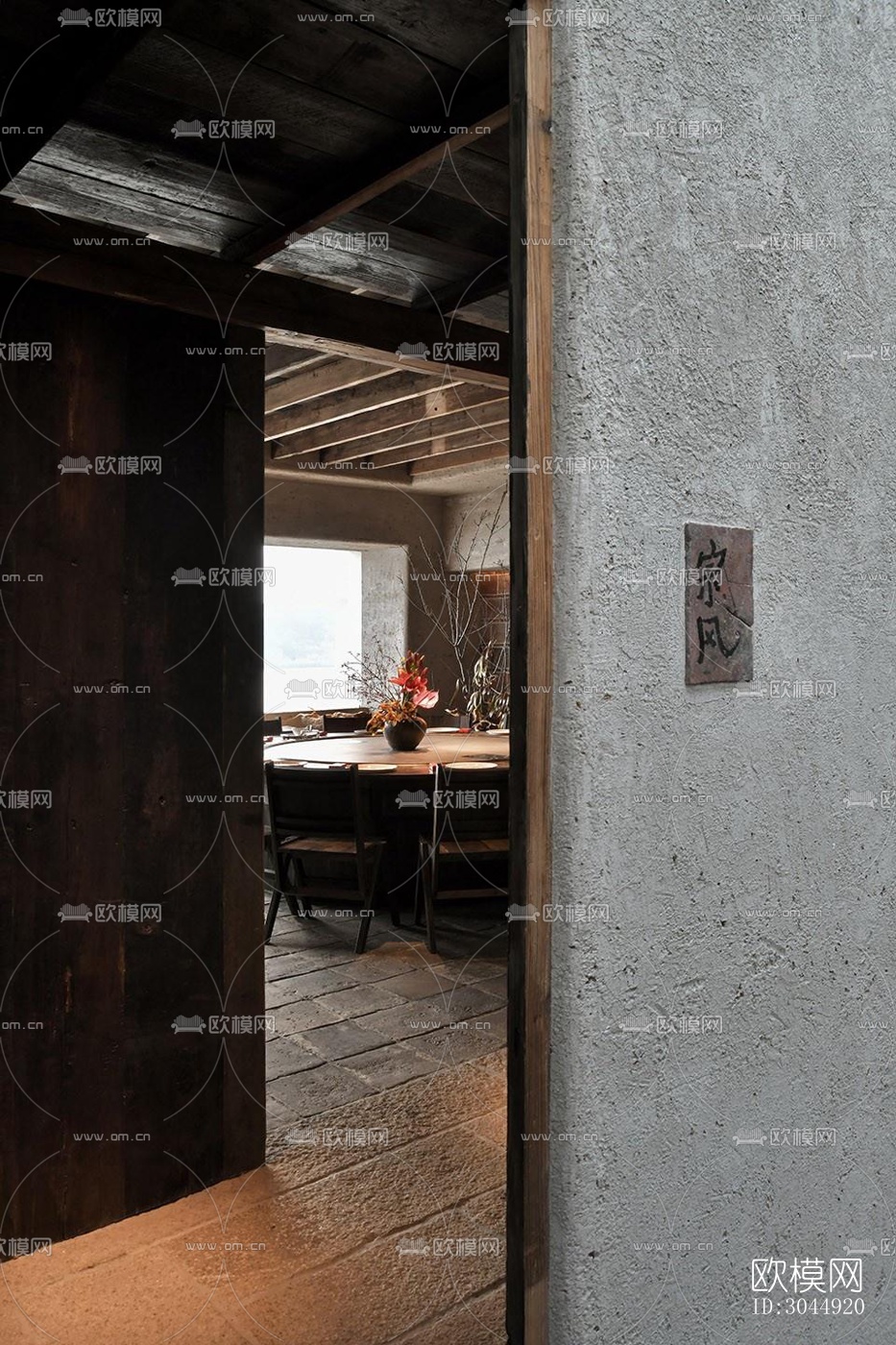 侘寂酒店民宿效果图下载（渲染图10）