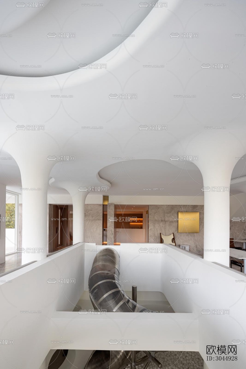 现代酒店民宿效果图下载（渲染图10）