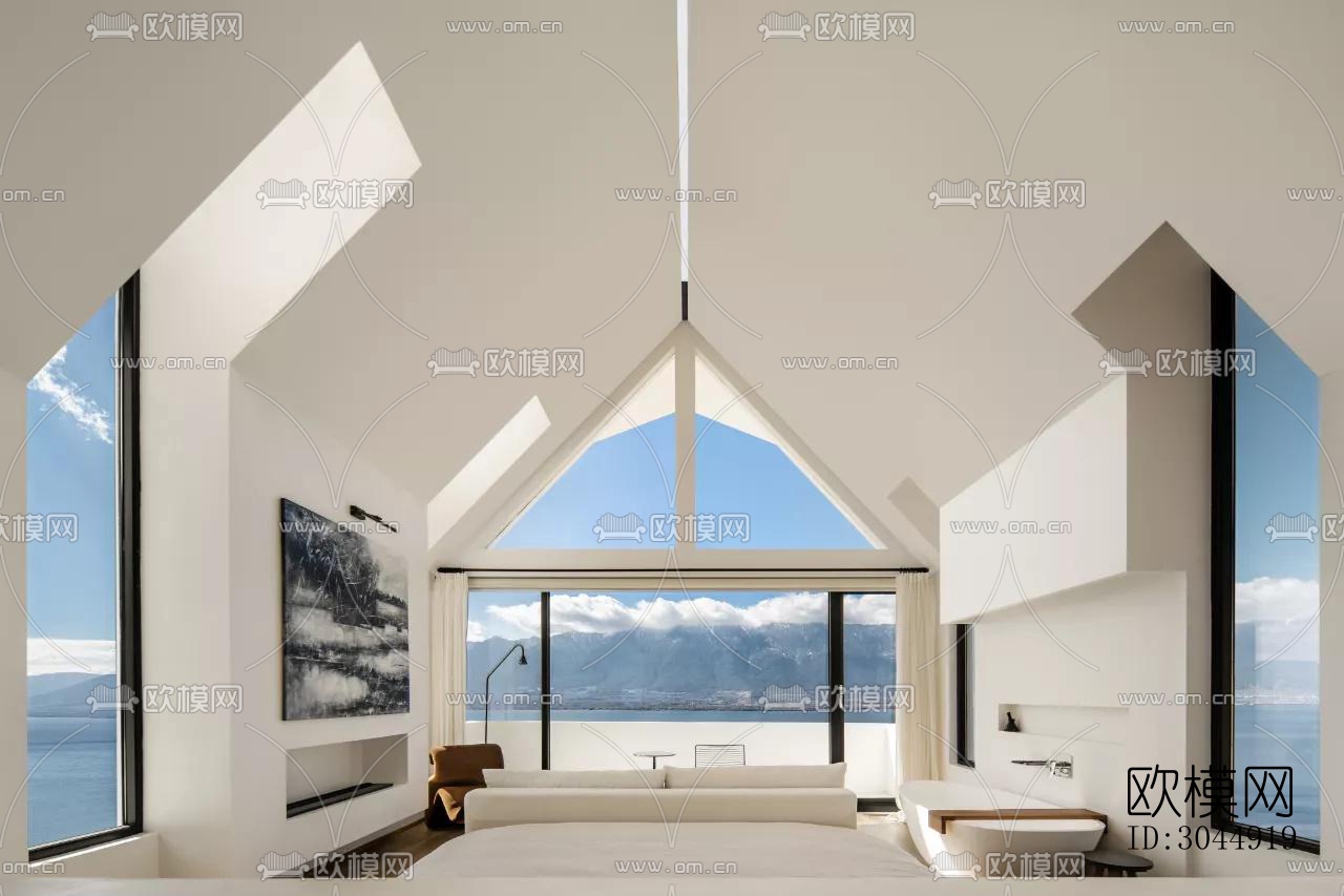 侘寂酒店民宿效果图下载（渲染图8）