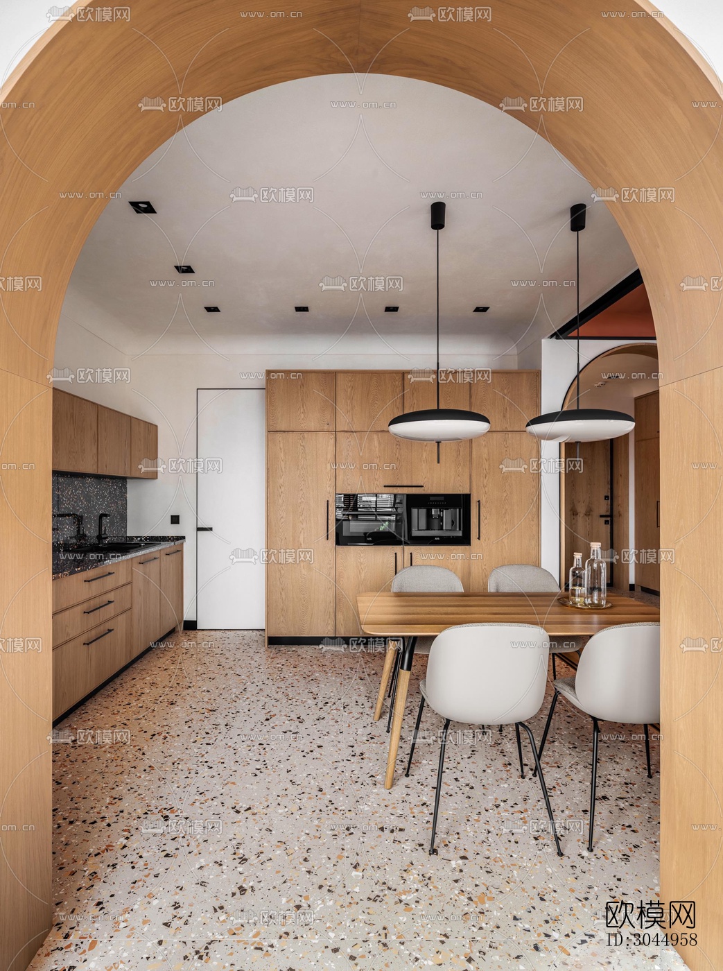 北欧公寓效果图下载（渲染图5）