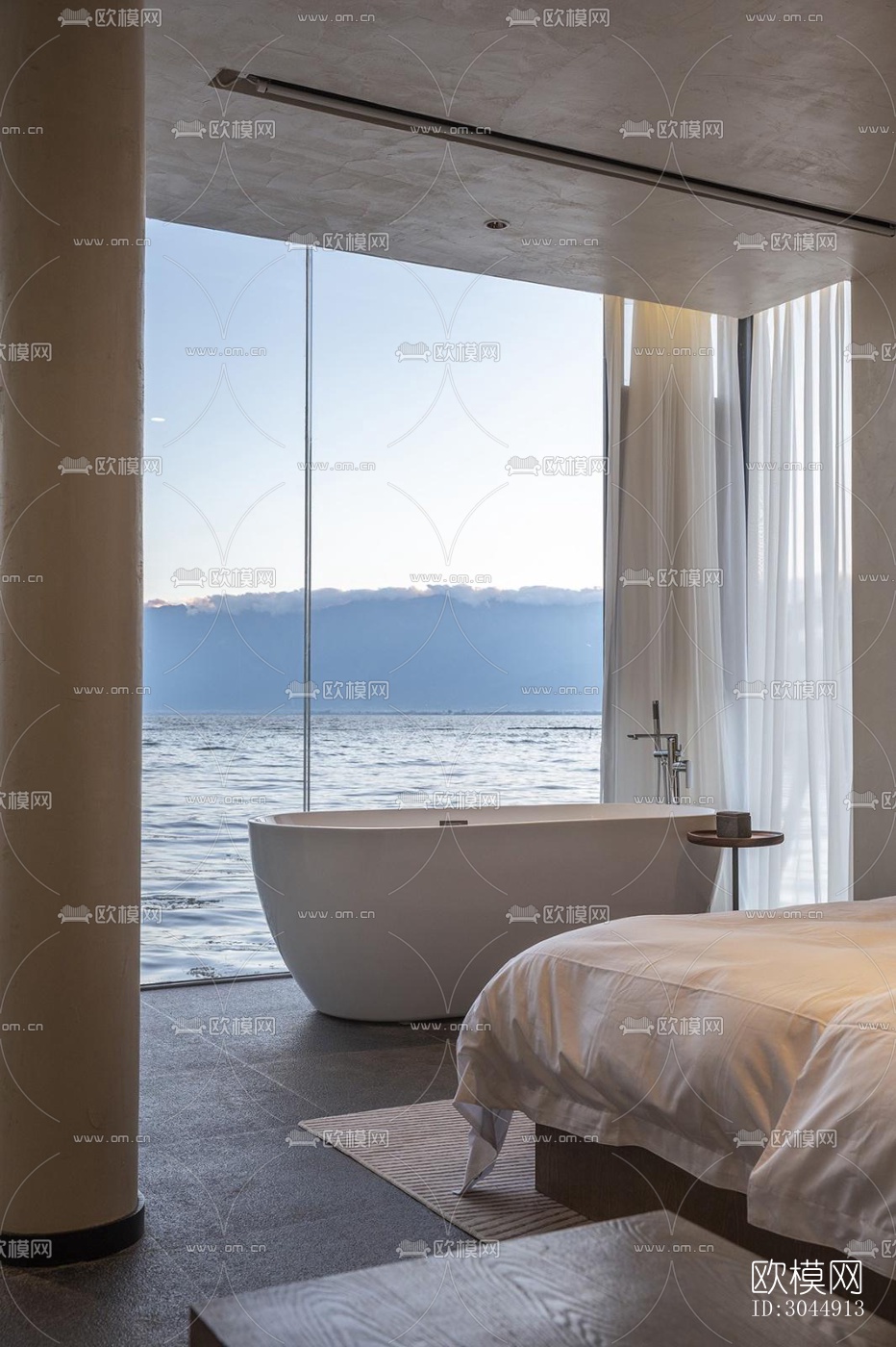 侘寂酒店民宿效果图下载（渲染图7）