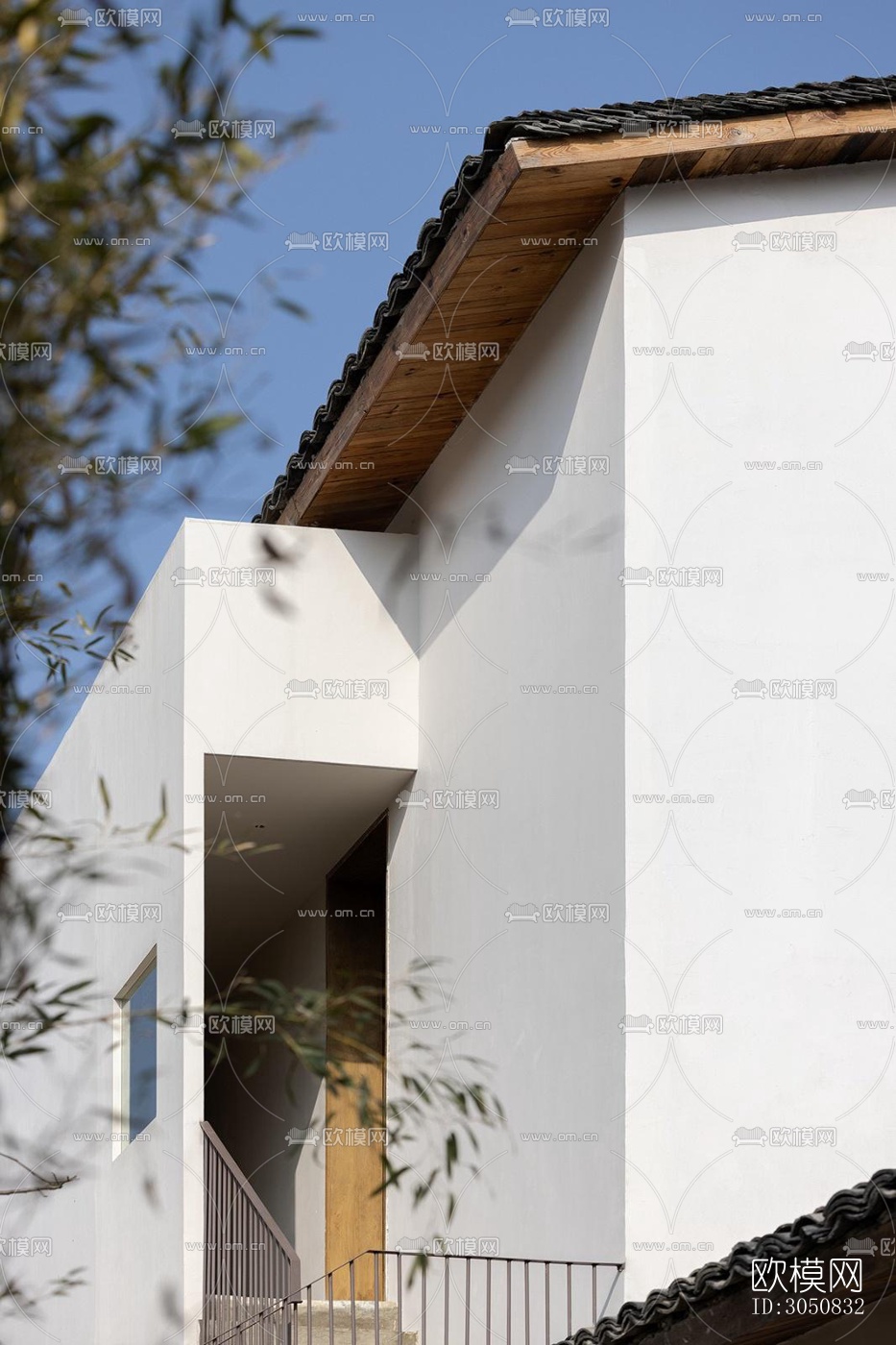 中式酒店民宿效果图下载（渲染图11）