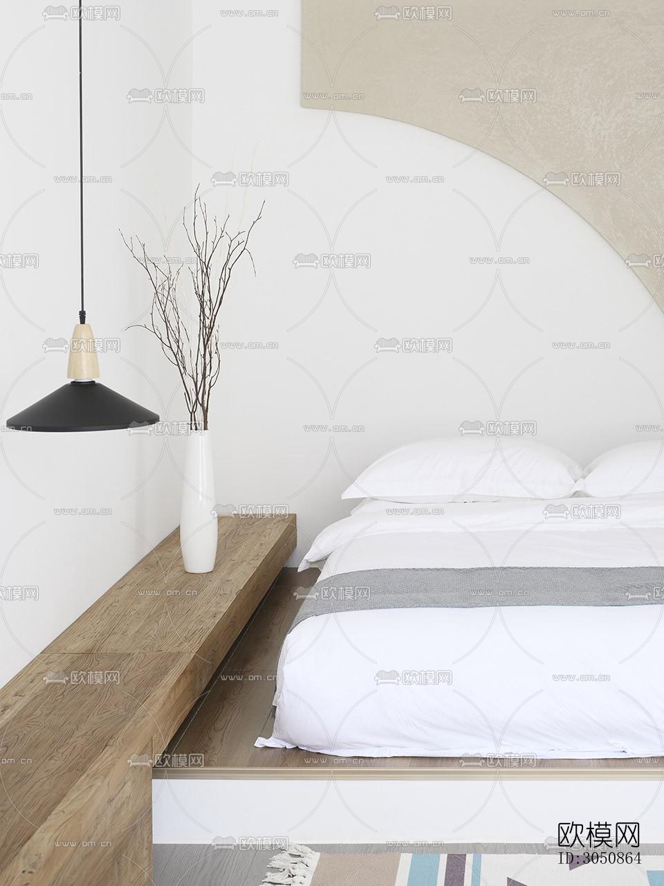 现代酒店民宿效果图下载（渲染图8）