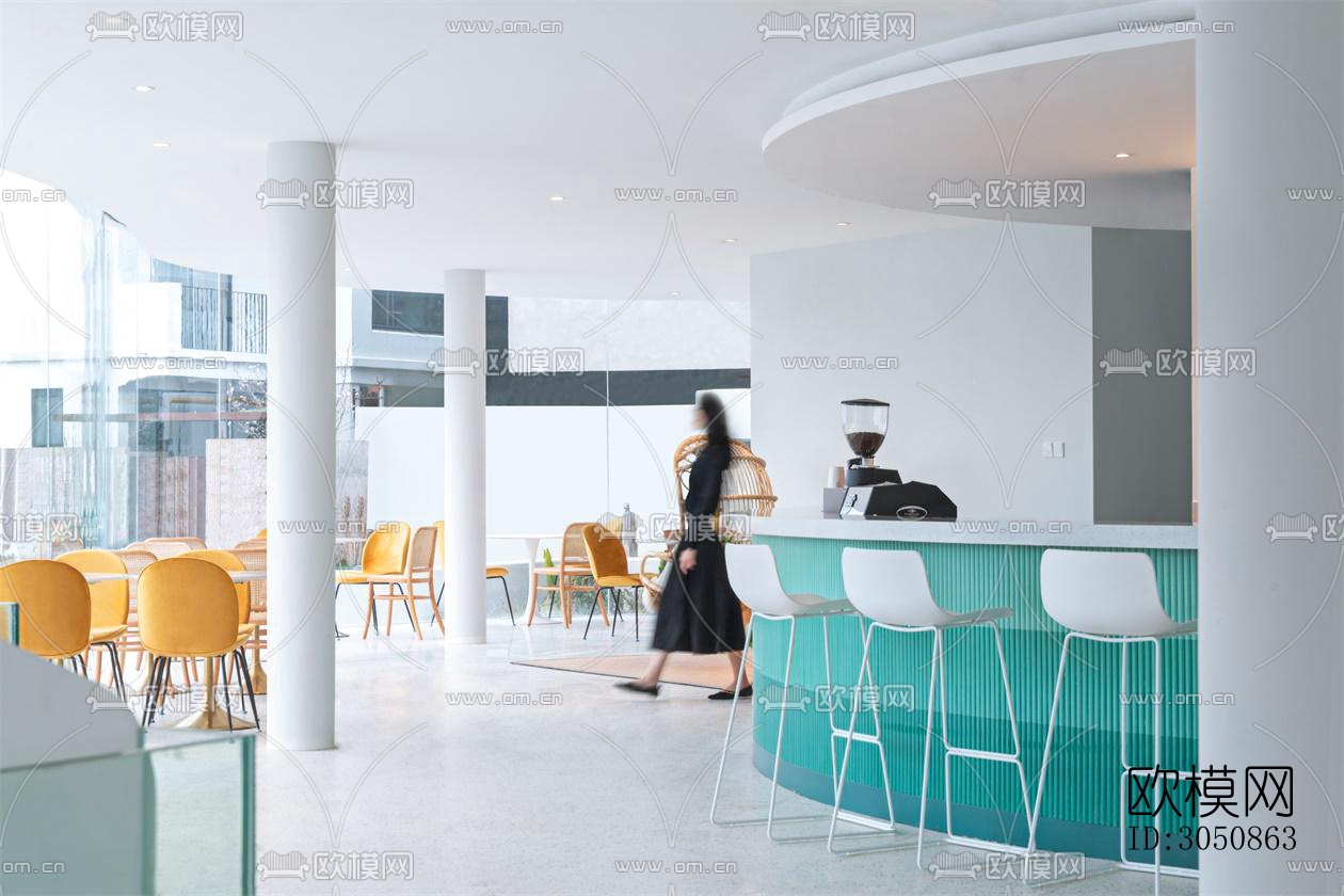 现代酒店民宿效果图下载（渲染图8）