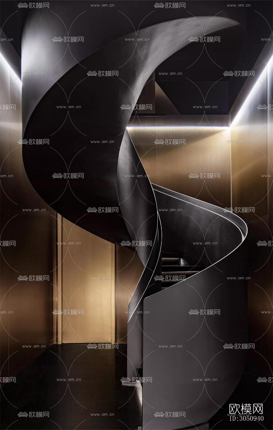 高级灰火锅烤肉效果图下载（渲染图12）