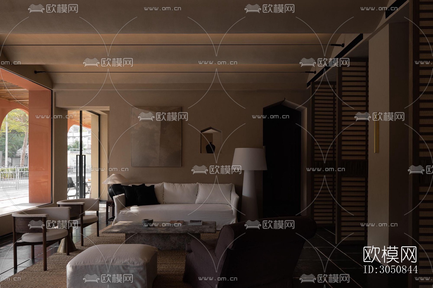 侘寂酒店民宿效果图下载（渲染图6）