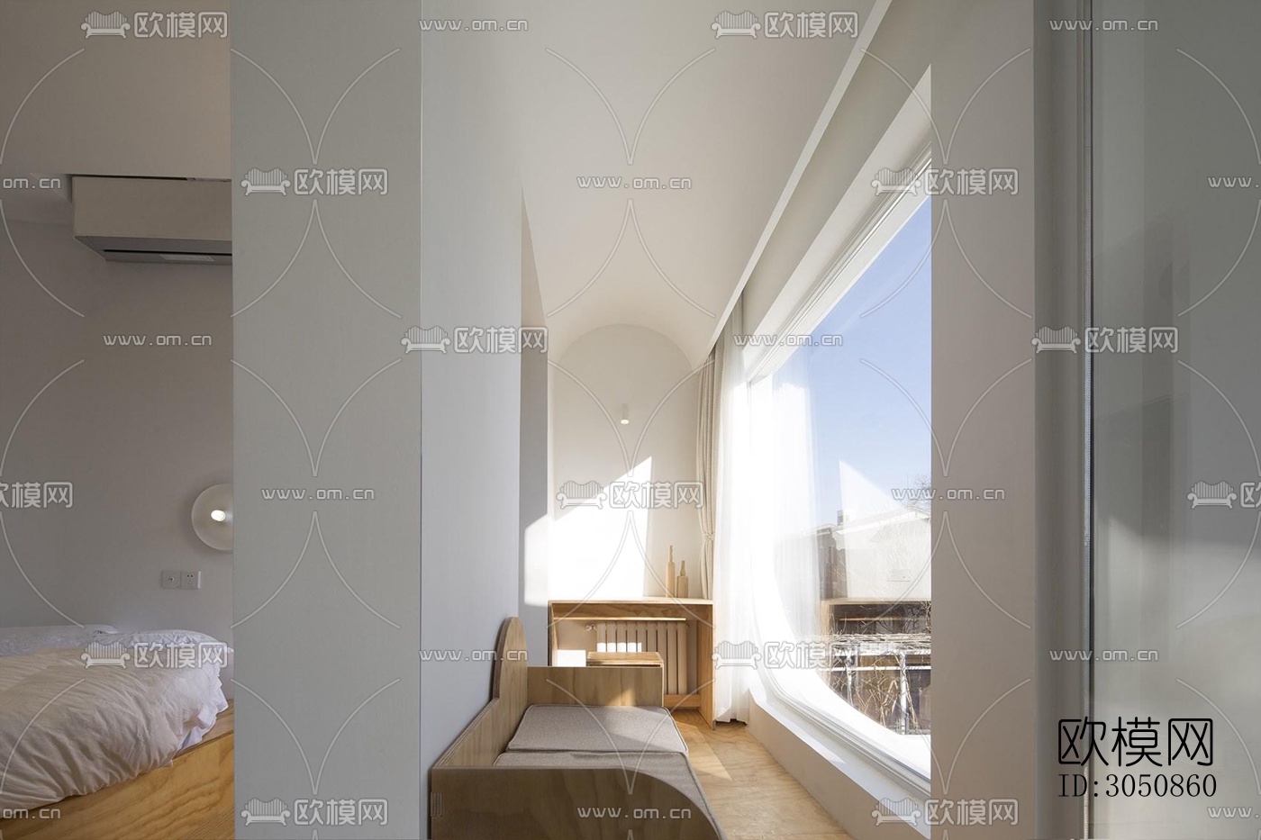 现代酒店民宿效果图下载（渲染图16）