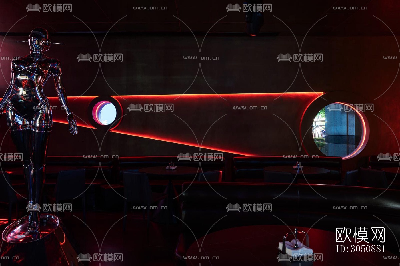 现代酒吧效果图下载（渲染图5）