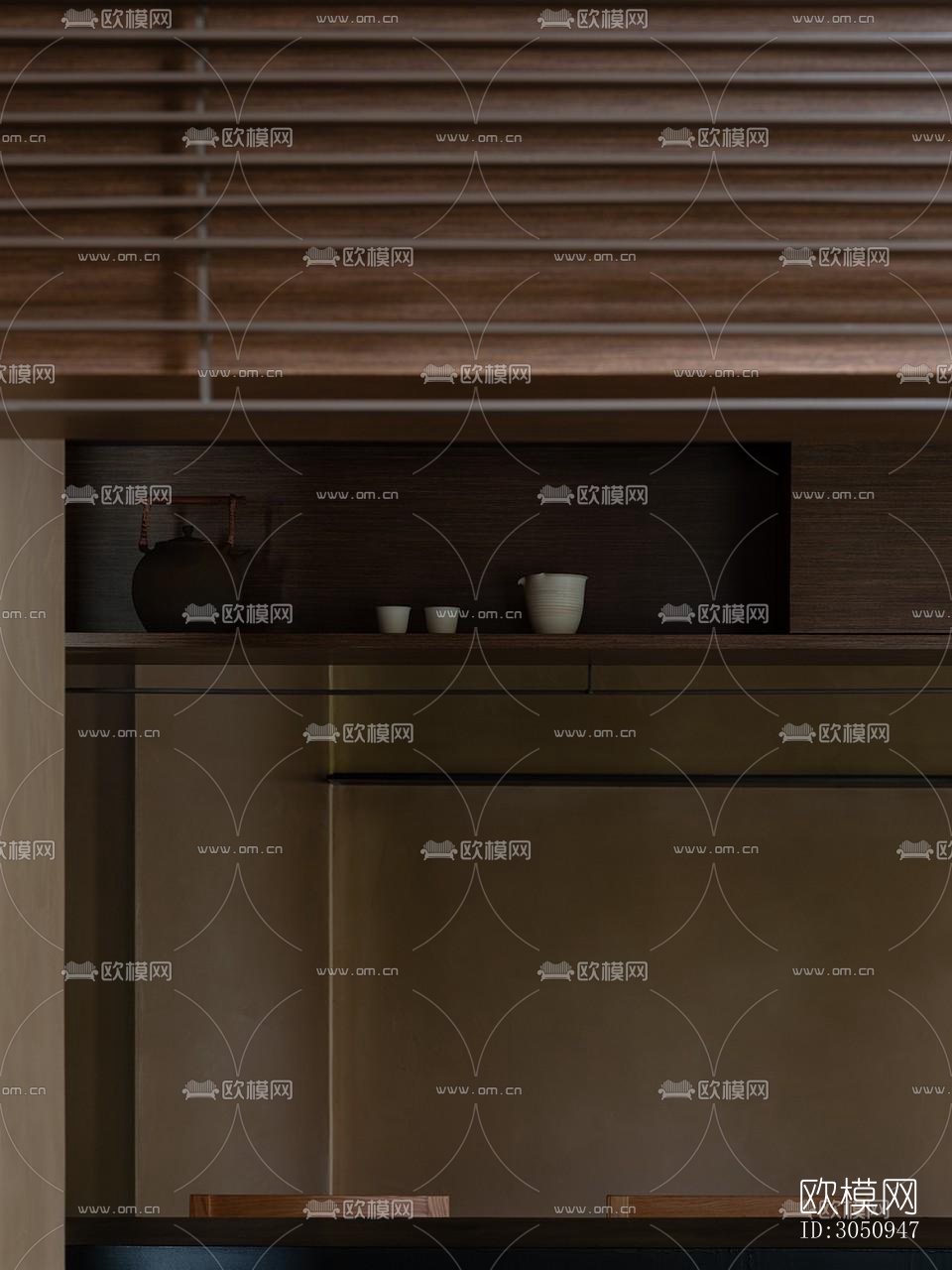 侘寂茶馆效果图下载（渲染图14）