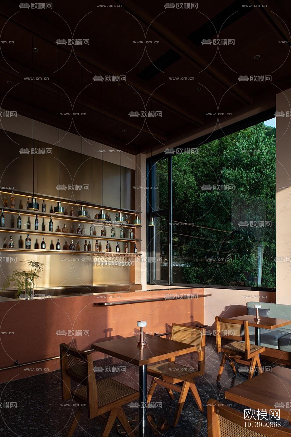 现代酒店民宿效果图下载（渲染图9）