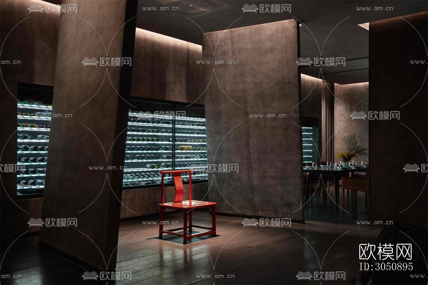 现代中餐厅效果图下载（渲染图13）