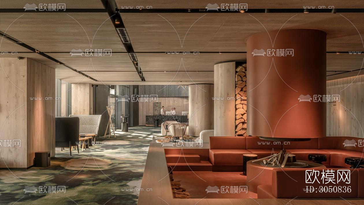 侘寂酒店民宿效果图下载（渲染图11）