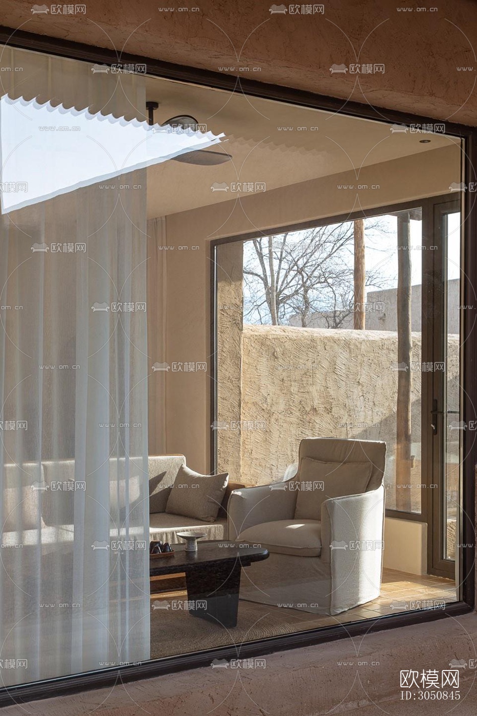 侘寂酒店民宿效果图下载（渲染图6）