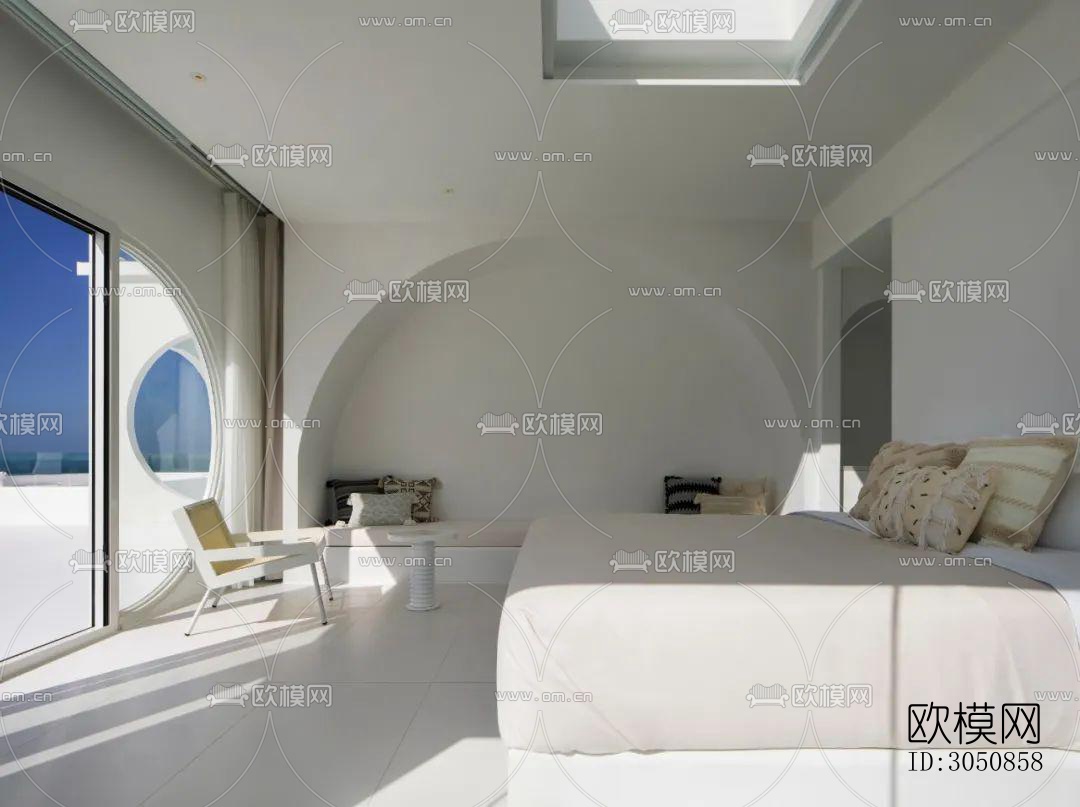 现代酒店民宿效果图下载（渲染图13）