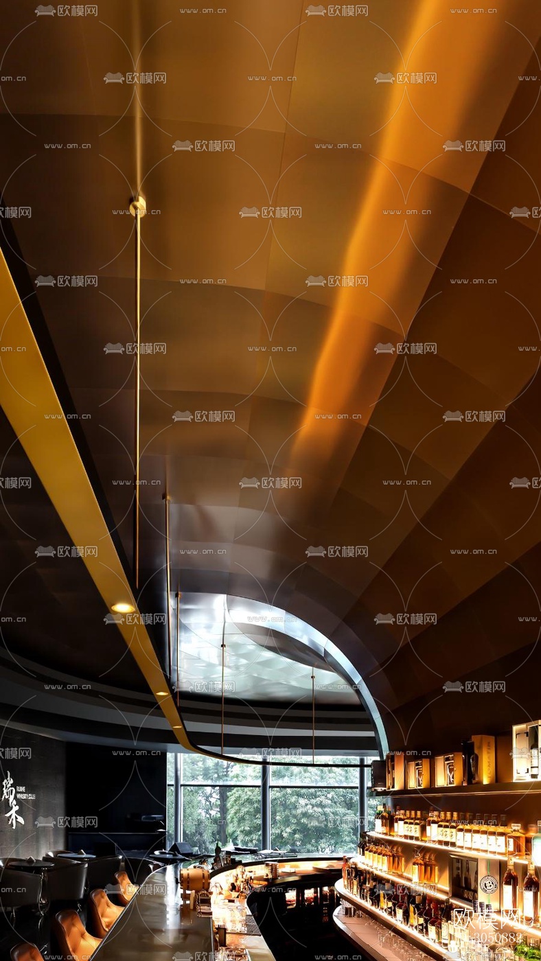 现代酒吧效果图下载（渲染图10）
