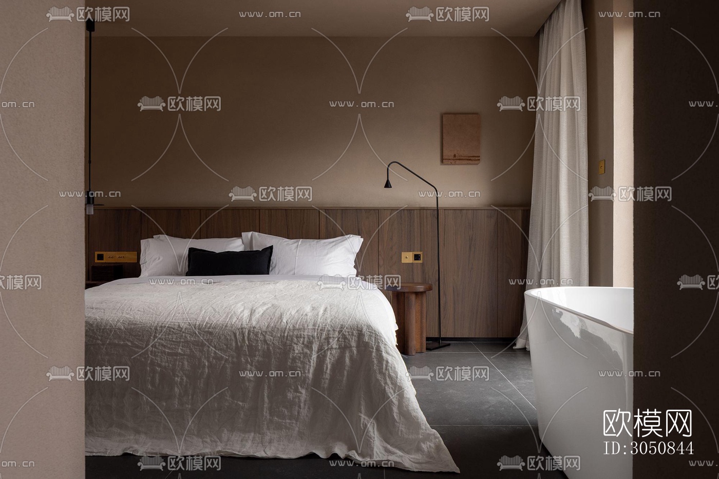 侘寂酒店民宿效果图下载（渲染图11）