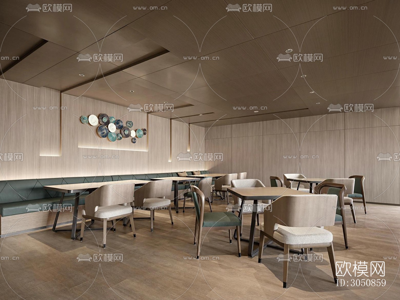 现代酒店民宿效果图下载（渲染图6）