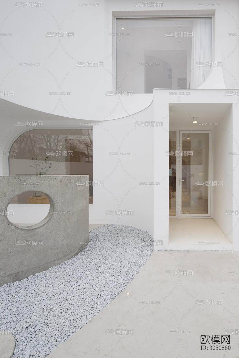 现代酒店民宿效果图下载（渲染图14）