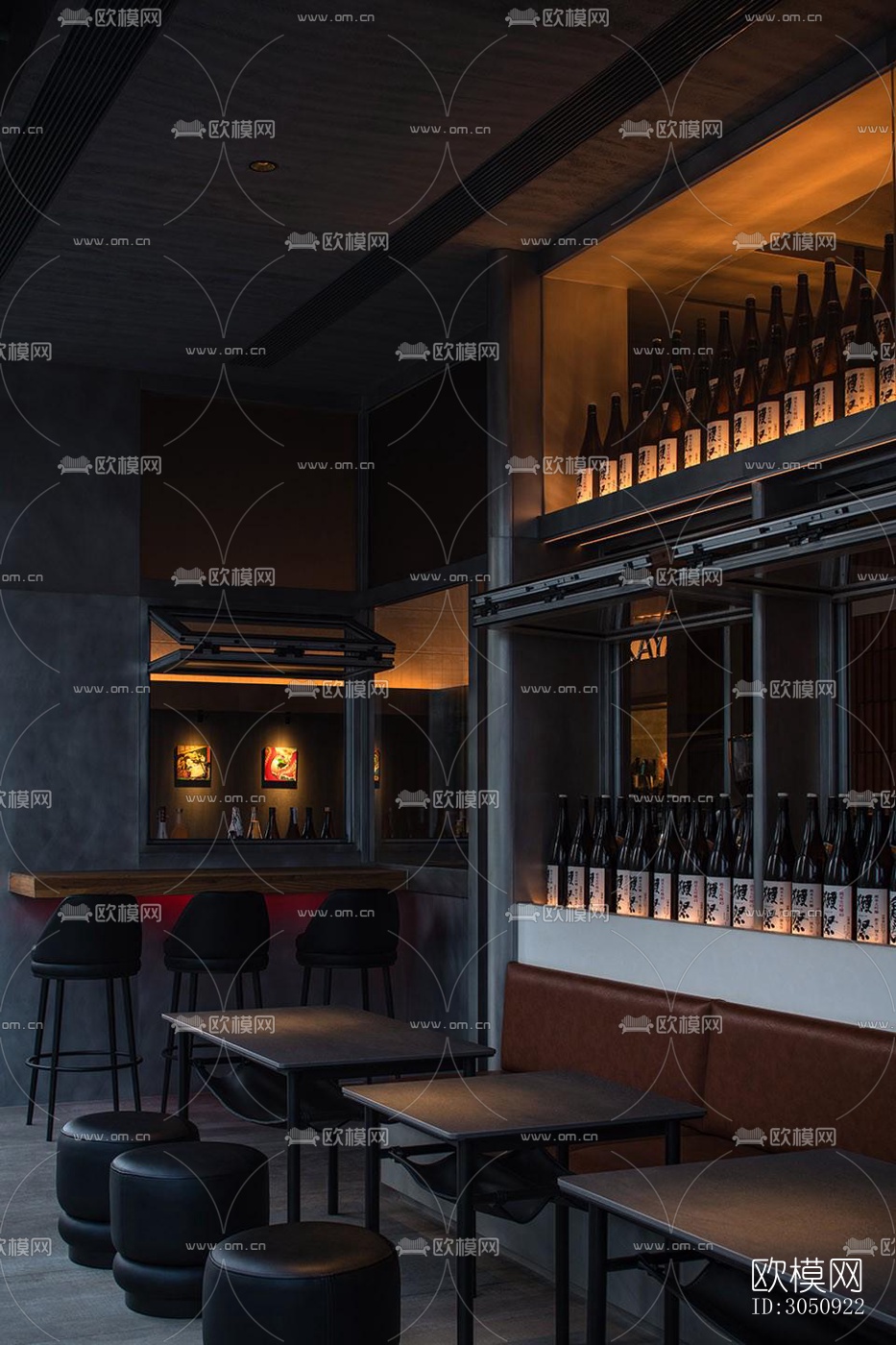 日式日韩料理效果图下载（渲染图11）