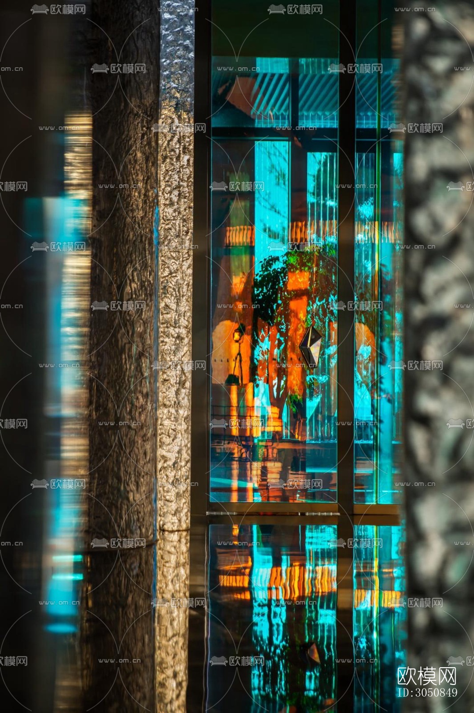 后现代酒店民宿效果图下载（渲染图2）