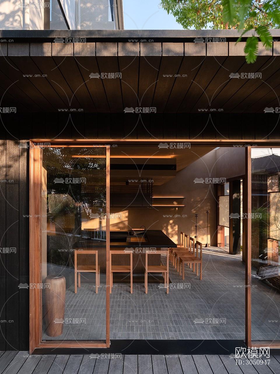 侘寂茶馆效果图下载（渲染图11）