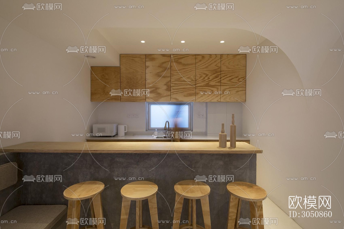 现代酒店民宿效果图下载（渲染图15）