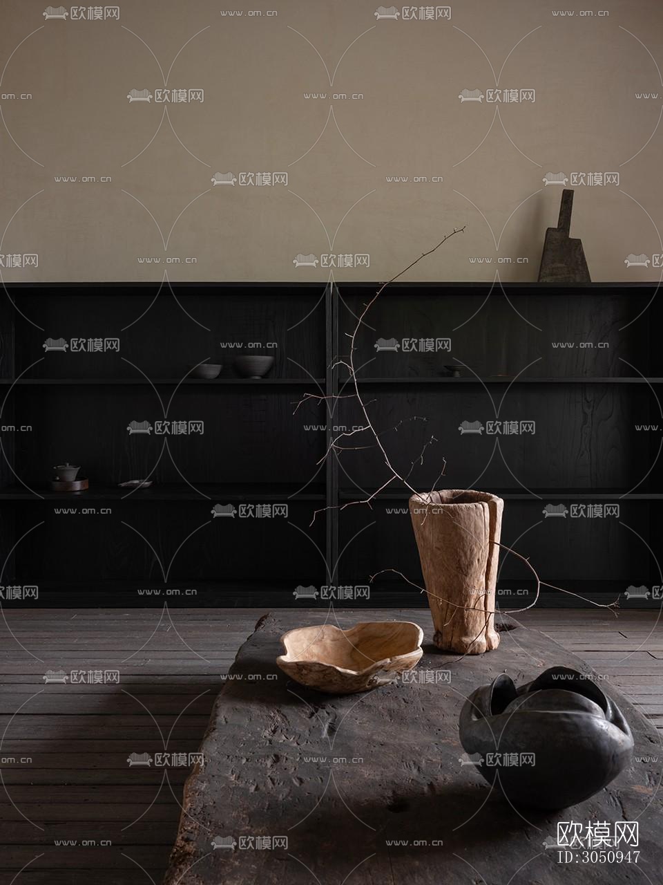 侘寂茶馆效果图下载（渲染图9）