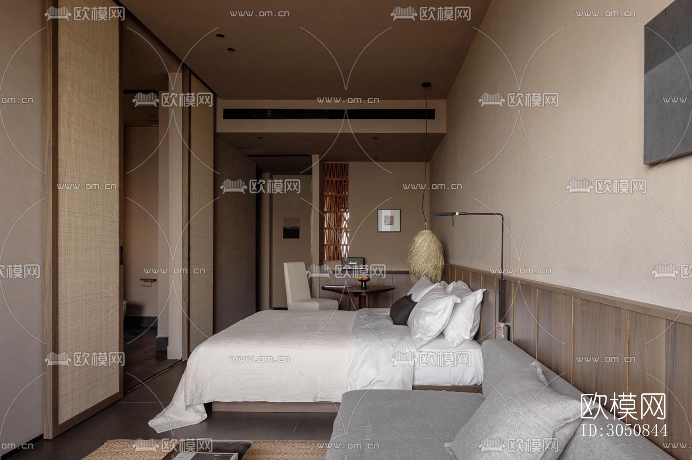 侘寂酒店民宿效果图下载（渲染图12）