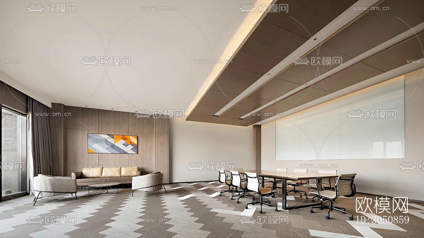 现代酒店民宿效果图下载（渲染图16）