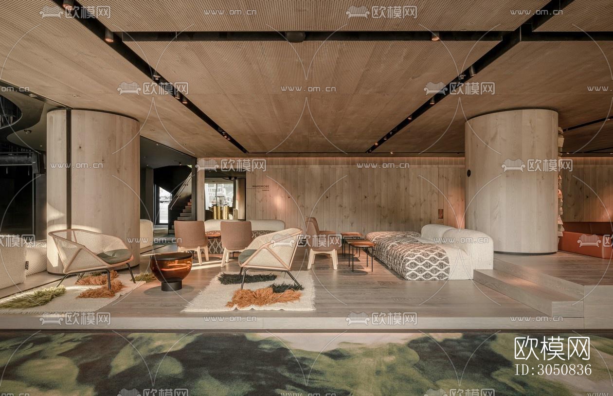 侘寂酒店民宿效果图下载（渲染图8）