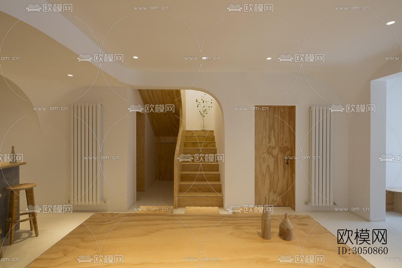 现代酒店民宿效果图下载（渲染图13）