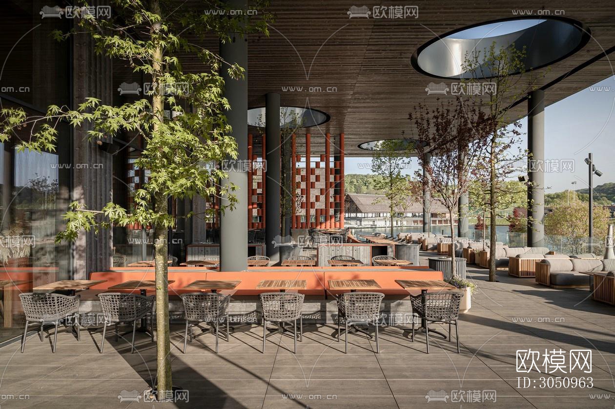 北欧西餐厅效果图下载（渲染图4）