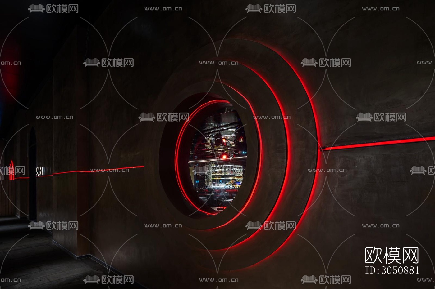现代酒吧效果图下载（渲染图2）