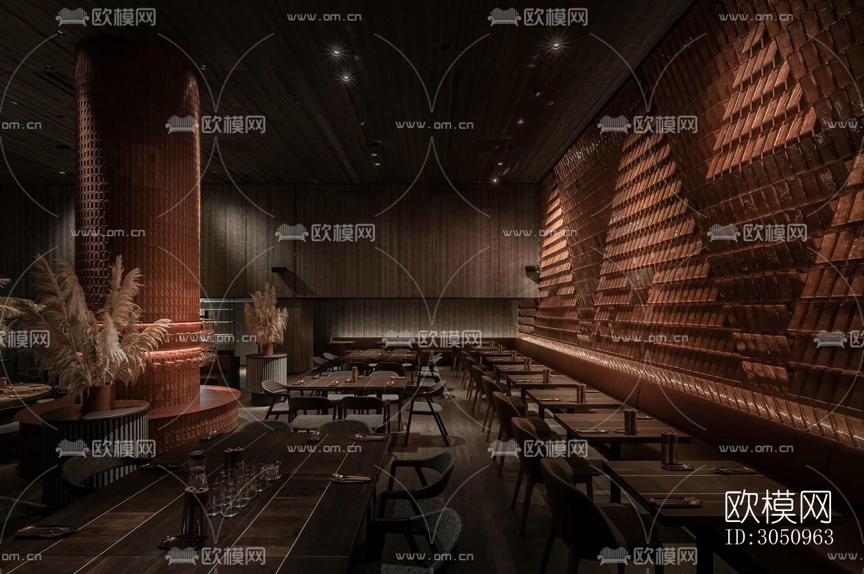 北欧西餐厅效果图下载（渲染图9）