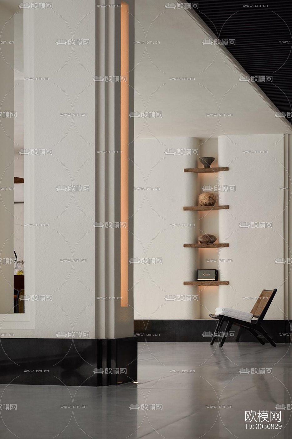 中古风酒店民宿效果图下载（渲染图8）